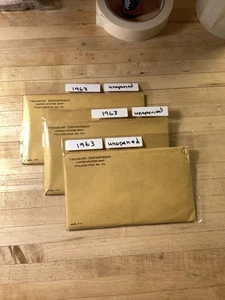1963 Proof Set Unopened. Lot Of (3). Free Shipping. - Picture 1 of 2
