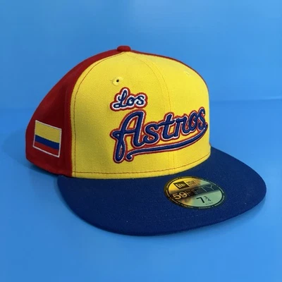 Boné MLB Houston Astros LOS ASTROS Colômbia New Era Cooperstown tamanho 7 3/4 - Imagem 1 de 4