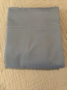 Better Homes & Gardens King Size Blue Flat Sheet 100% Cotton See Photos And Info - Picture 1 of 7