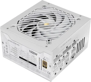 MARS GAMING MPB1000PSI, Alimentatore ATX 1000W, 80Plus Gold 90%, 140mm, PCIe 5.1 - Afbeelding 1 van 6