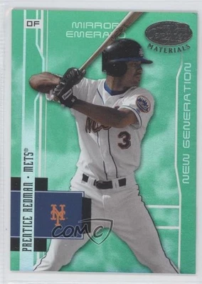 2003 Leaf Certified Materials Mirror Emerald /5 Prentice Redman #206 Rookie RC - Image 1 of 2