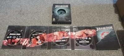 Jurassic Park Trilogy The Ultimate Collection DVD 4-Disc Adventure  Film Box Set - Image 1 of 3