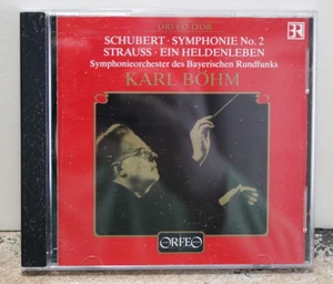 SCHUBERT Sym #2, STRAUSS Ein Heldenleben - Karl Bóhm - BRSO (CD, 1992, ORFEO) - Picture 1 of 4