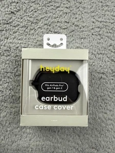 Heyday Apple AirPods Pro Gen 1 / 2 Silicone Case - Black - Picture 1 of 4