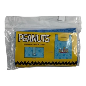 Peanuts Snoopy Reusable Ripstop Totes "Aloha Surf HI Ripstop" Hibiscus Print - Picture 1 of 5