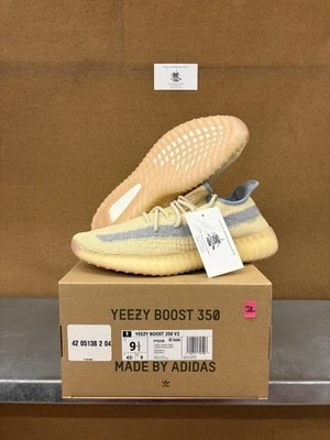 Talla 9.5 - Nuevo Adidas Yeezy Boost 350 V2 Lino FY5158 DS Foto 1 de 4