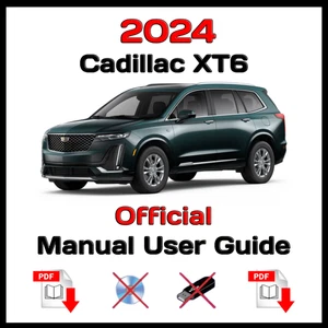 2024 Cadillac XT6 Official Manual User Guide - Picture 1 of 7