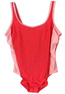 Costume intero donna Lands End taglia media completamente foderato scollo a scoop rosa 10 - Foto 1 di 12