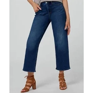 7 for All Mankind Jen7 Cropped Wide Leg Dark Wash Jeans Size 28 NWOT - Picture 1 of 8
