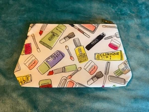Clinique Bolsa de Cosméticos Bolsa 9x6” Estuche de Viaje Organizador de Artículos de Aseo Multicolor - Imagen 1 de 4