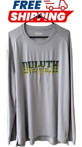 Camiseta Duluth Shunburn Manga Larga Logo Para Hombre Talla XL Gris UPF 50 Protección Solar - Imagen 1 de 7