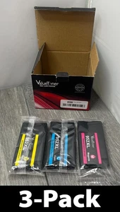 3-pak wysokiej wydajności 952XL Reman. Wkłady atramentowe pasują / do HP: cyjan, purpurowy, żółty - Zdjęcie 1 z 8