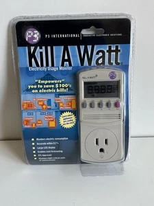 (NEW) P3 International Kill-A-Watt Electricity Usage Monitor Model P4400 SEALED - Picture 1 of 2