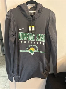 Sudadera con capucha gris Nike Norfolk State baloncesto talla S - Imagen 1 de 4