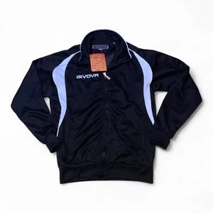 GIOVANNI Soccer Football Track Jacket Black  White Size S Soccer Switzerland NWT - Picture 1 of 5