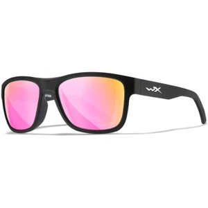 Gafas Wiley X WX Ovation Captivate Polarized Rose Gold Mirror Lens Black Frame - Imagen 1 de 1