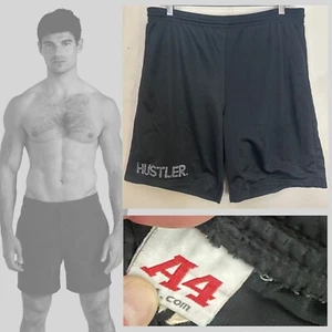 Hustler Mesh Athletic Shirts 36-40" waist 8.5" inseam Gently worn 100% polyester - Picture 1 of 4