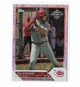 2023 Topps Pro Debut Sal Stewart Sparkle Foil #'D 091/175 #PD-186 - Picture 1 of 2