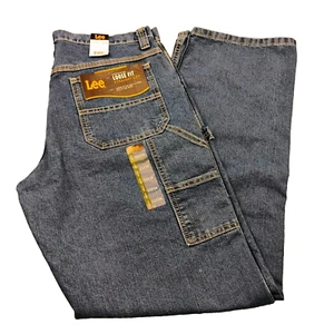 Pantalones de mezclilla de carpintero Lee holgados pierna recta 2887910 piedra original 33x34 nuevos con etiquetas - Imagen 1 de 7
