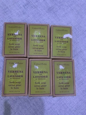 6 x 35g Crabtree & Evelyn Verbena & Lavender De Provence Bath Soap Travel Size - Image 1 of 4