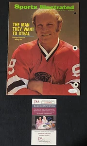Bobby Hull Chicago Blackhawks HOF Auto Signed Sports Illustrated Cover ~ JSA COA - Picture 1 of 5