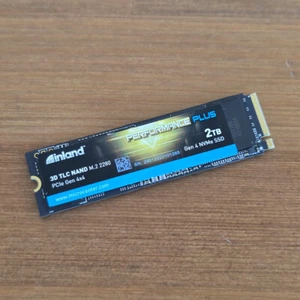 2TB Inland Performance Plus M.2 NVMe PCIe 4x4 Gen4 SSD Drive 3D TLC NAND 2280 - Photo 1/4