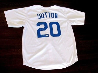 DON SUTTON 300 WIN CLUB HOF LOS ANGELES DODGERS SIGNED AUTO JERSEY JSA BEAUTY - Image 1 of 4
