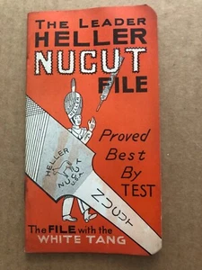 Vintage HELLER NUCUT FILE Vest Pocket Notebook NEWARK NJ 1940 1941 White Tang #2 - Picture 1 of 5
