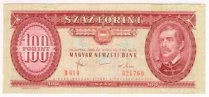 1980 Hungary 100 Forint 021760 Paper Money Banknotes Currency - Picture 1 of 2