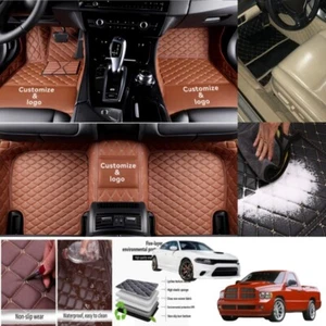 For Dodge Custom Car Floor Mats All Models Auto Carpets All Weather Floor liners - Picture 1 of 41