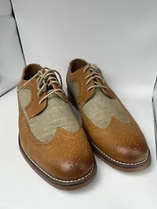 GH Bass & Co elegante Herrenschuhe Kammern hellbraun Kombi 8,5 M NEU - Bild 1 von 6