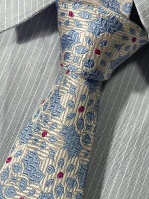 DUCHAMP USED Silk 100 % Mens Ties Tie Necktie Classic Dress Luxury Multicolor 25 - Image 1 of 4