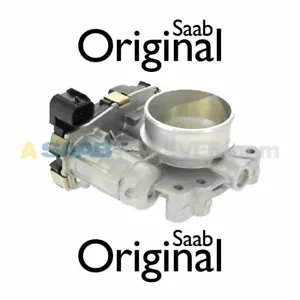 NEW SAAB 9-3 Throttle body 2007-2011 4CYL 2.0T 93 TB 93189207 GENUINE OEM - Picture 1 of 2