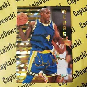 CHRIS WEBBER Nitro Elite Gold Foil RARE Limited Edition Basketball Rookie Card - Bild 1 von 2