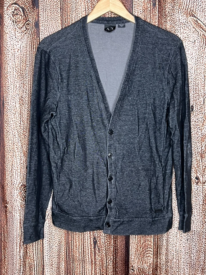 Cárdigan Armani Exchange para hombre azul mediano Foto 1 de 3