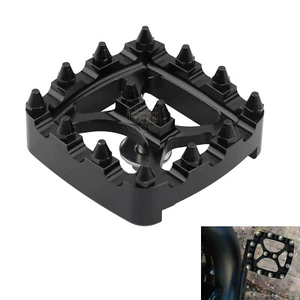 CNC Black Brake Pedal Pad Cover MX For Harley Softail Dyna Sportster XL 883 1200 - Picture 1 of 7