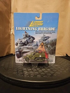 WWII M16 Half Track + military patch Lightning Brigade by Johnny Lightning - Picture 1 of 2
