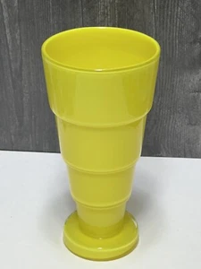 Jarrón Telescópico Ritzenhoff SEIGER DESIGN Hecho a Mano Estuche Amarillo Vidrio Niveles 9" - Imagen 1 de 9