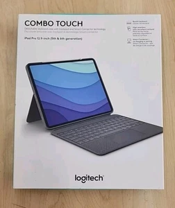Logitech Combo Touch Custodia Tastiera per iPad Pro 12,9" 5a 6a Generazione 920-010097 - Foto 1 di 3