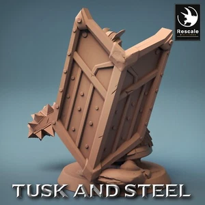 Zwerg Krieger F3 - Tusk And Steel - Lord Of The Print - 28mm Tabletop Figur - Bild 1 von 4