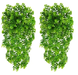 2-Pack Artificial Eucalyptus Hanging Plant 6.9x7.9x27.6 Inches - Bild 1 von 2