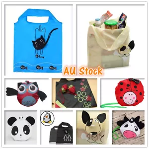 Foldable Shopping Bags Reusable Eco Grocery Carry Bag Storage Tote Handbags Cute - Picture 1 of 54