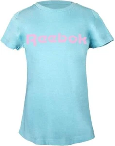 Reebok Big vector T-shirt for girls, aqua blue, 170, 14-15 years - Picture 1 of 2