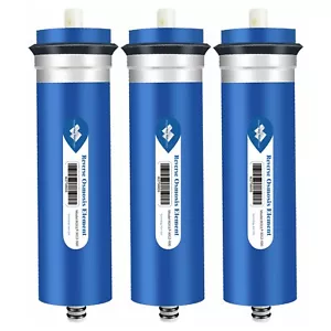 3 Pack 600 GPD RO Membrane Home Reverse Osmosis System Water Filter Replacement - Picture 1 of 9