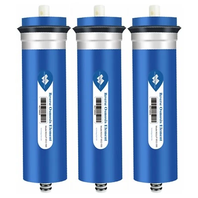 3 Pack 600 GPD RO Membrane Home Reverse Osmosis System Water Filter Replacement - Image 1 of 4