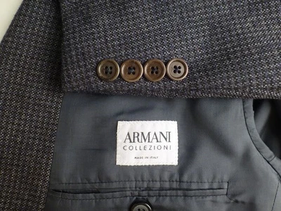 Blazer Armani Collezioni 50L/40L Cuadros Excelente Estado Chaqueta Abrigo Deportivo Foto 1 de 4