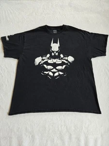 Batman Arkham Knight Herren T-Shirt Kurzarm Schwarz Größe XL Doppelseitiger Druck - Bild 1 von 13