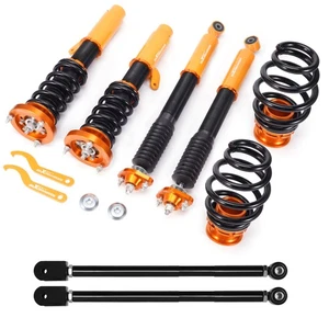 Suspension Coilovers & Rear Camber Control Arms for BMW E46 3 Series 325i 320i - Picture 1 of 17