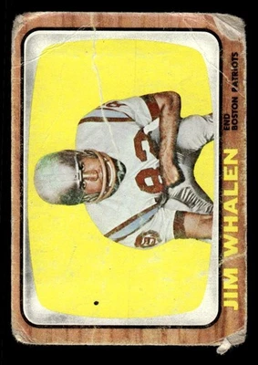 1966 TOPPS JIM WHALEN 14 POOR FOOTBALL BOSTON PATRIOTS - Image 1 of 2