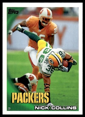 2010 Topps Nick Collins Green Bay Packers #48 - Image 1 of 2